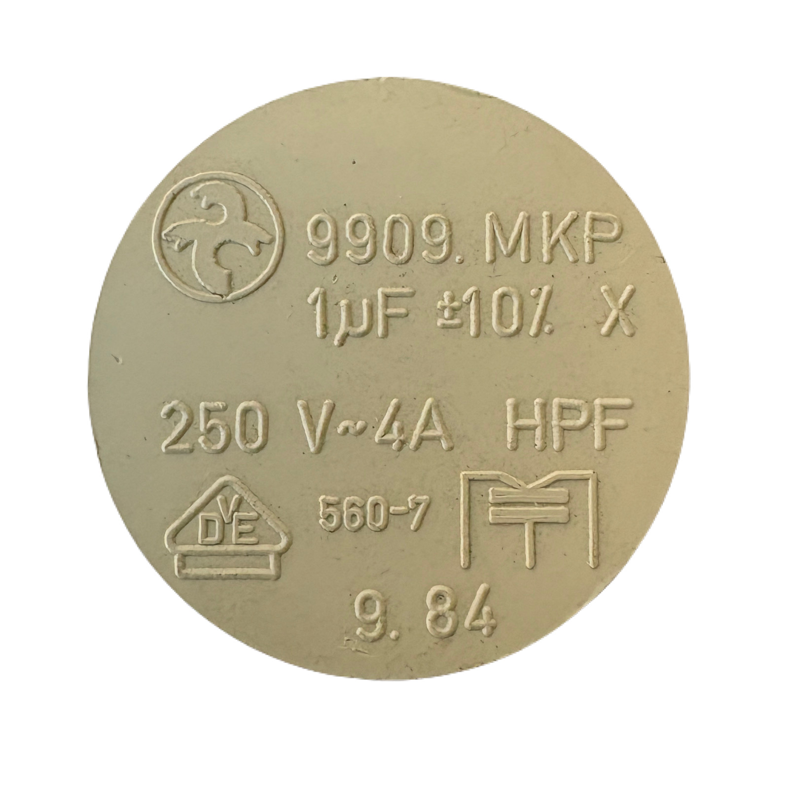 1u/250V AC MKT خازن استوانه-3