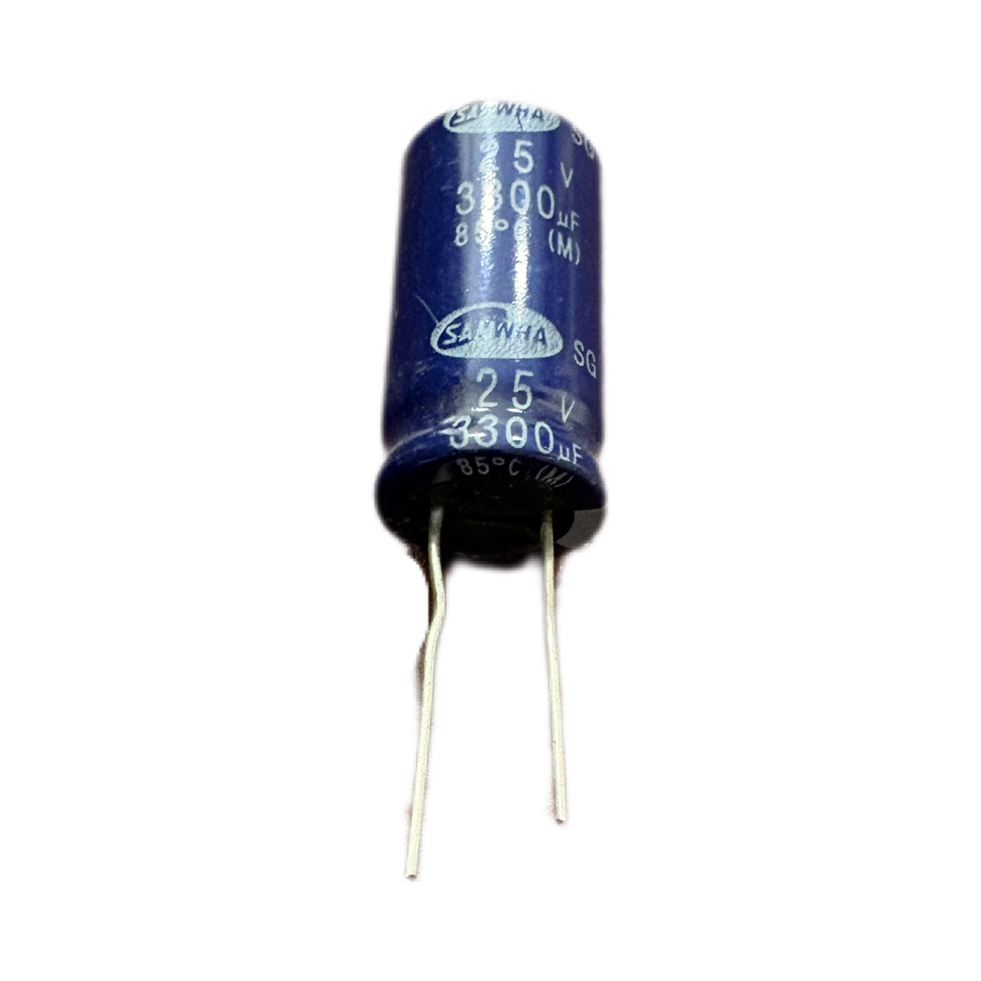 3300uF/25V خازن الکترولیتی -2