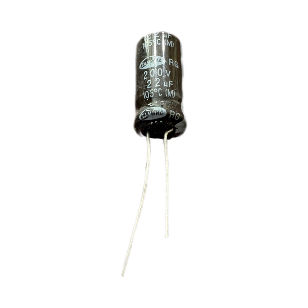 22uF/200V خازن الکترولیتی -2
