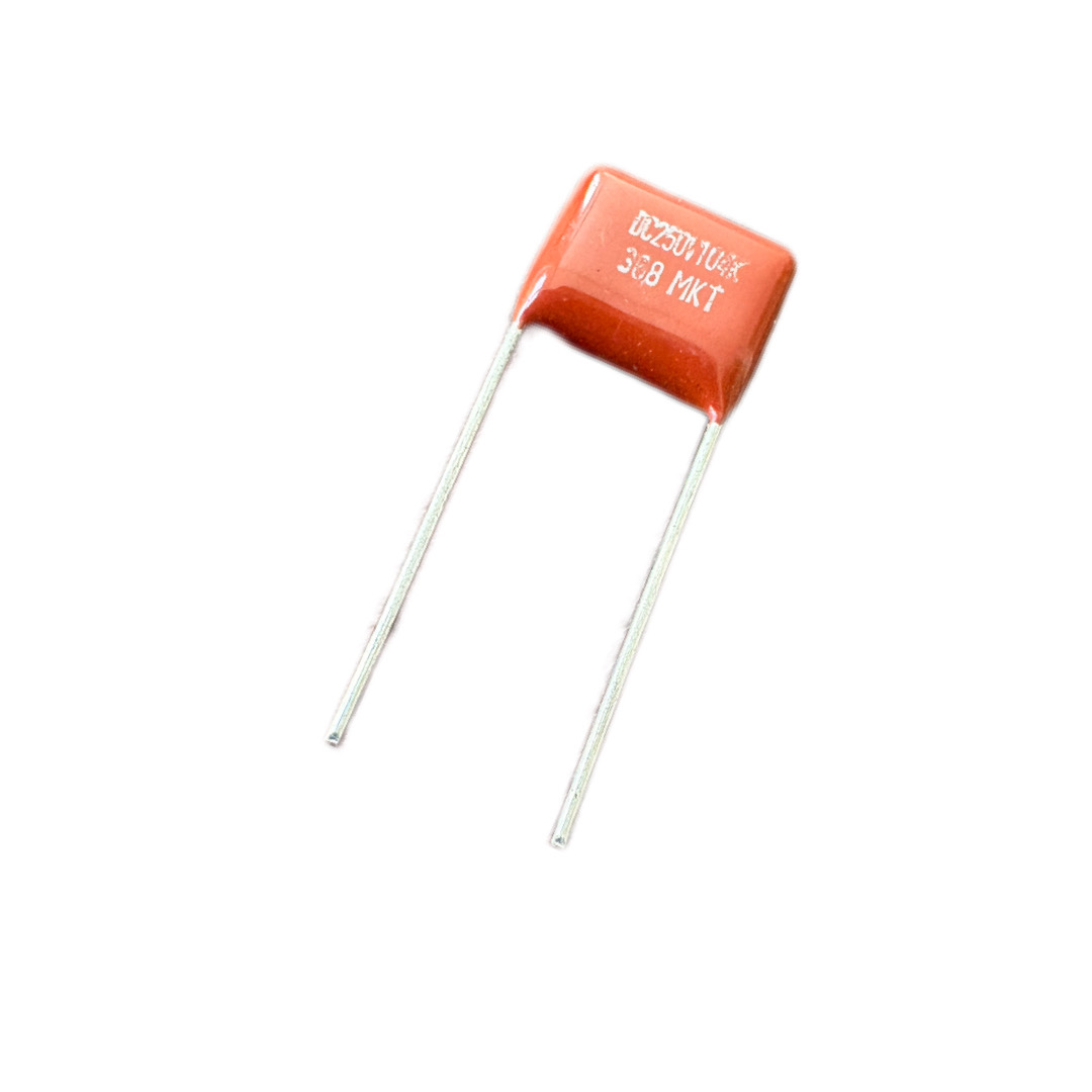 خازن پلی استر 100n/250V پایه 12-2