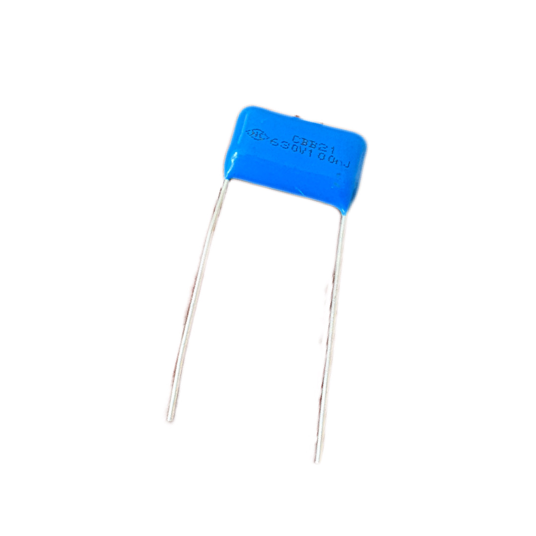 خازن پلی استر 100n/630V آبی-2