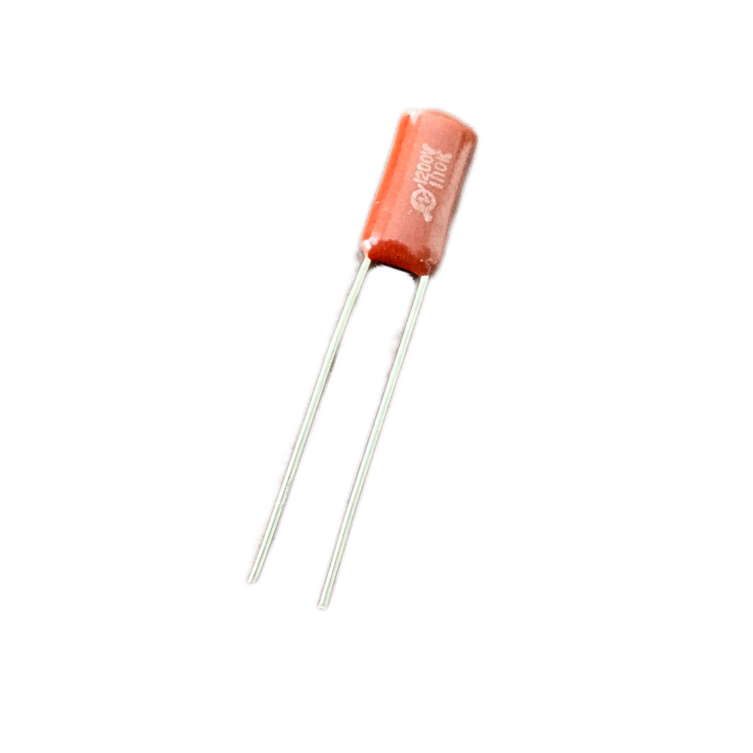 خازن پلی استر 1nF/1200V قرمز-2